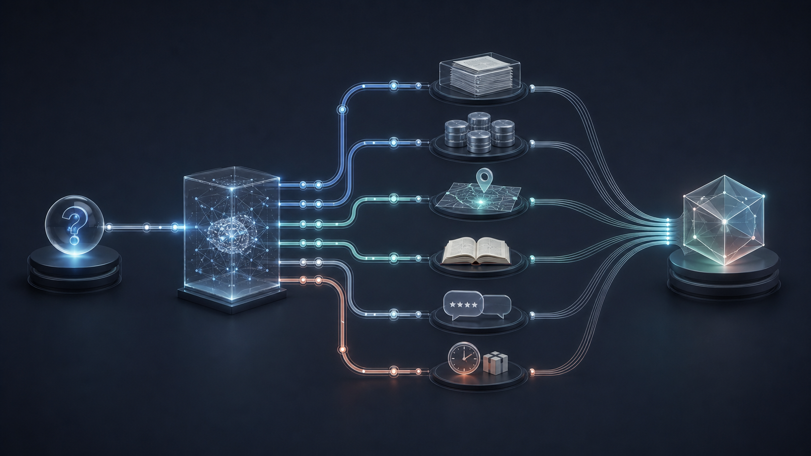 AI 查询拆解与多路检索机制